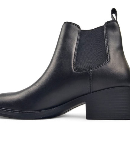 Windsorsmith Womens Black Classic Leather Ankle Chelsea Boots - Replace