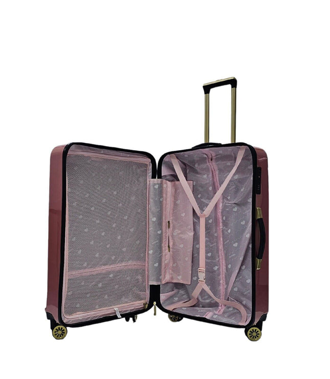 Canvey Large Hard Shell Suitcase in Pink