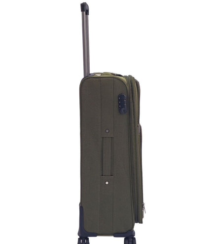 Andover Medium Soft Shell Suitcase in Khaki