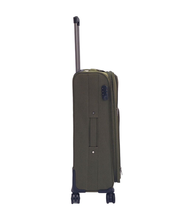 Andover Medium Soft Shell Suitcase in Khaki