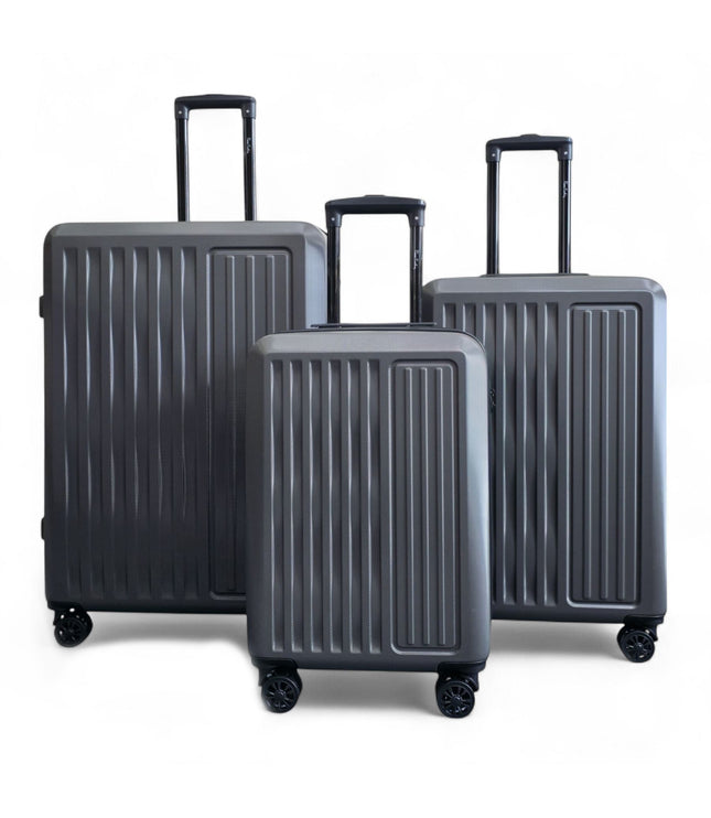 Croydon Set of 3 Hard Shell Suitcase in Grey