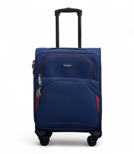 Gosford Cabin Soft Shell Suitcase in Navy Blue