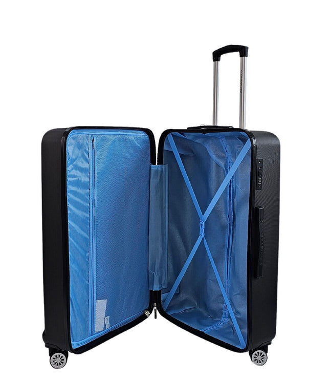 Alsager Large Hard Shell Suitcase in Black