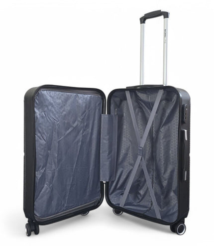 Seto Large Hard Shell Suitcase in Black