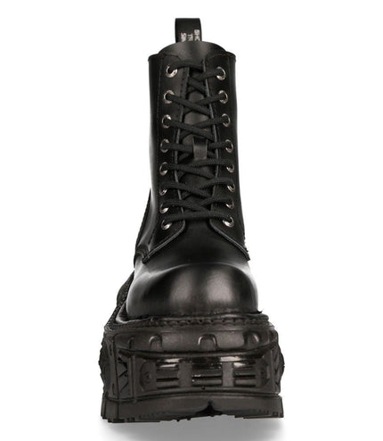 New Rock Unisex Military Techno Platform Boots- M-Mili084N-S5