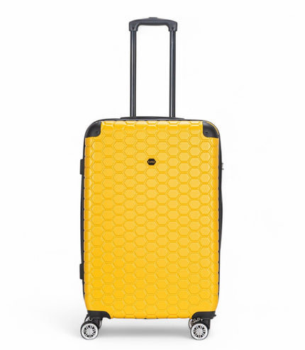 Noda Medium Hard Shell Suitcase in Yellow