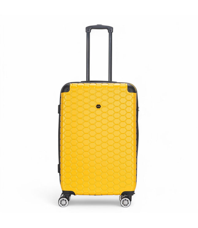 Noda Medium Hard Shell Suitcase in Yellow