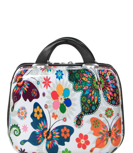 Corbridge Cosmetic Hard Shell Suitcase in Butterfly