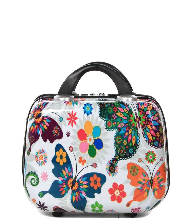 Corbridge Cosmetic Hard Shell Suitcase in Butterfly