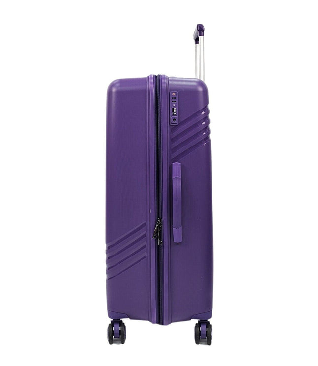 Camborne Large Hard Shell Suitcase in Purple