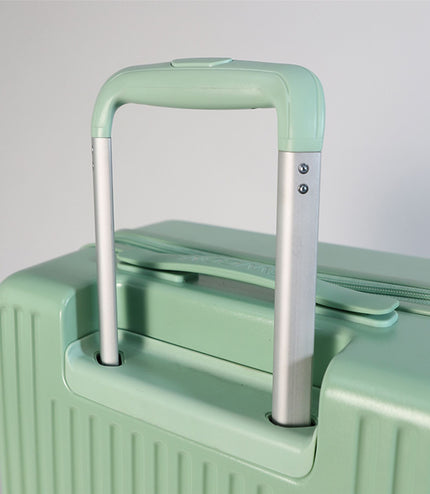 Hard Shell Cabin 44 x 22 x 38 cm Green TSA Secure Luggage Suitcase Suitable for Easyjet, Ryanair