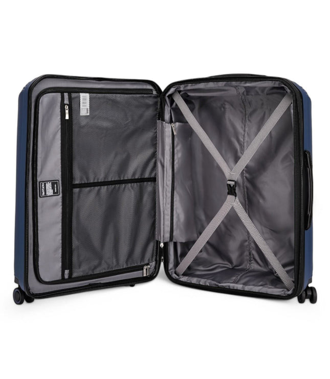 Abiko Set of 3 Hard Shell Suitcase in Black