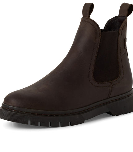 Tamaris Womens Brown Leather Classic Chelsea Ankle Boots