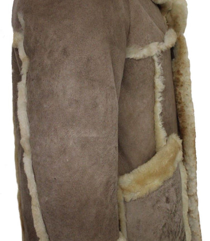 Men's Designer Winter Sheepskin Fur Coat-Zaragoza