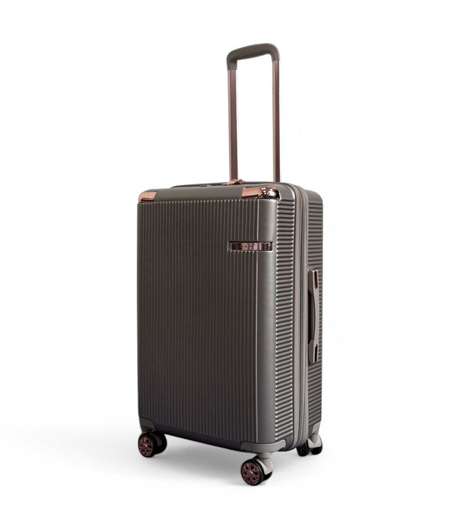 Cowra Medium Hard Shell Suitcase in Champagne ( Beige )