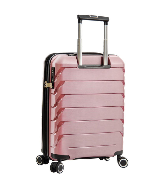 Cleckheaton Cabin Hard Shell Suitcase in Rose Gold