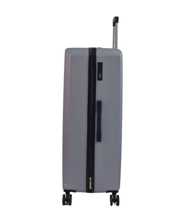 Alsager Extra Large Hard Shell Suitcase in Silver