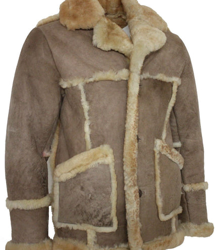 Men's Designer Winter Sheepskin Fur Coat-Zaragoza