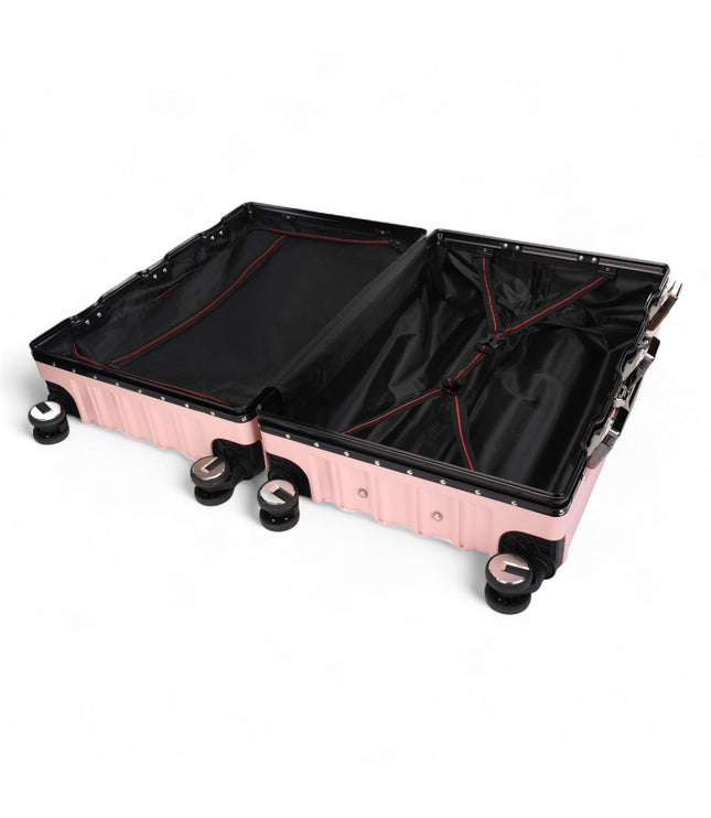 Airdrie Set of 3 Hard Shell Suitcase in Pink