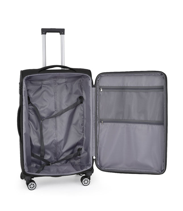 Delta Large Hard Shell Suitcase in Black