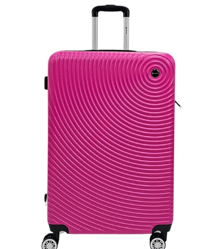 Chorley Large Hard Shell Suitcase in Fuschia