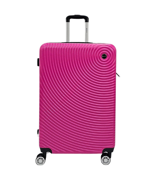 Chorley Large Hard Shell Suitcase in Fuschia