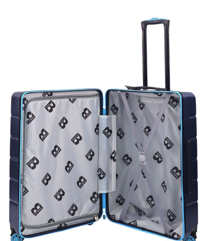 Coulsdon Medium Soft Shell Suitcase in Navy