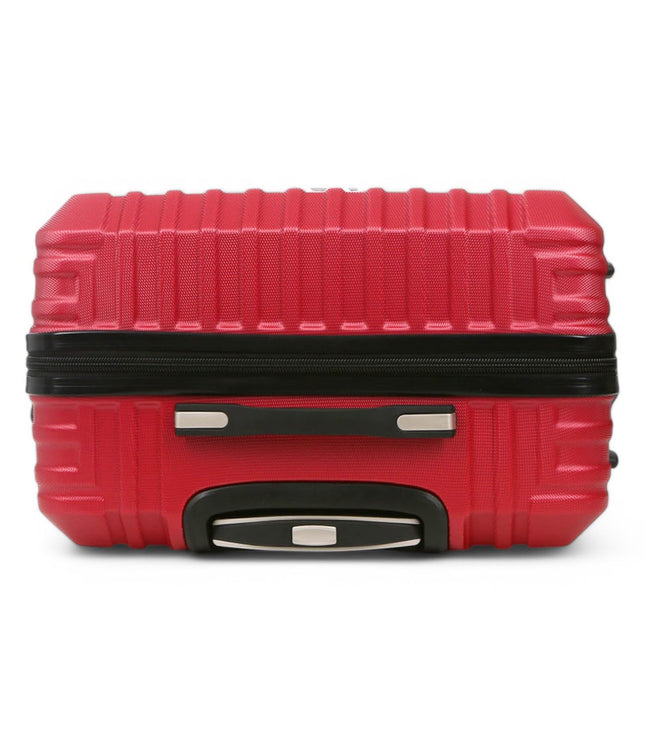 Corowa Set of 3 Hard Shell Suitcase in Red