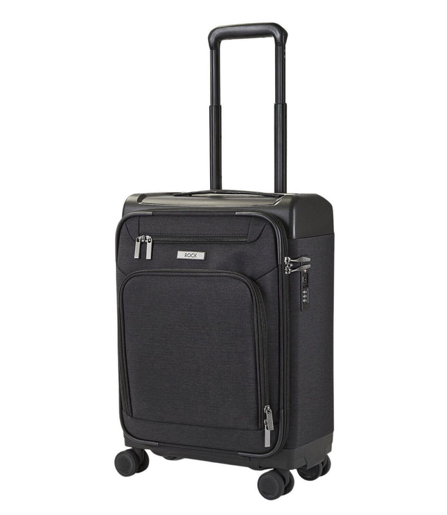 Amesbury Cabin Soft Shell Suitcase in Black