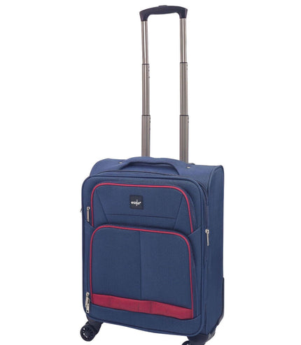 Andover Cabin Soft Shell Suitcase in Navy