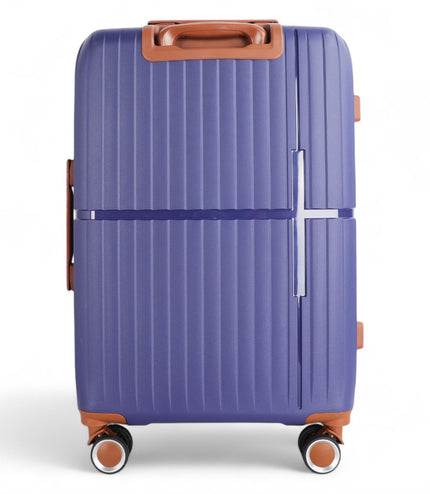 Corowa Large Hard Shell Suitcase in Teal Blue