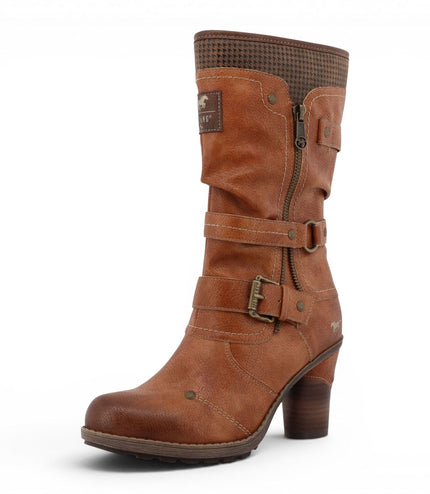 Mustang Women's Mid-Calf Heeled Long Boots - M0162001