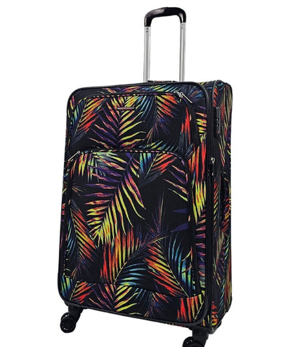 Ashbourne Large Soft Shell Suitcase in Leaf