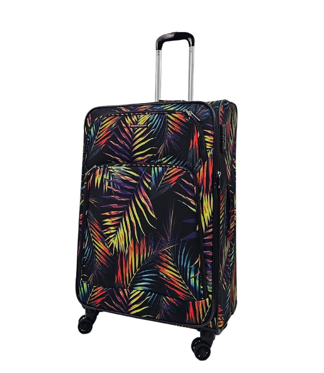 Ashbourne Large Soft Shell Suitcase in Leaf