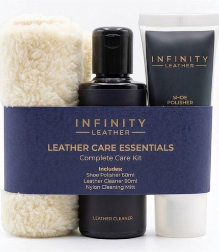 Leather Cleaner, Polish & Glove Smooth Leather Kit