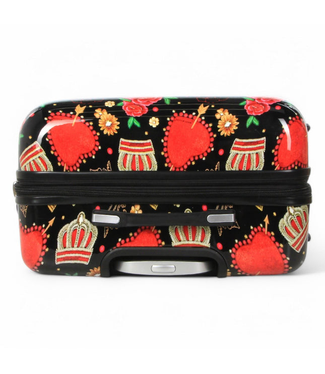 Ballina Set of 3 Hard Shell Suitcase in Black Queen Rosses