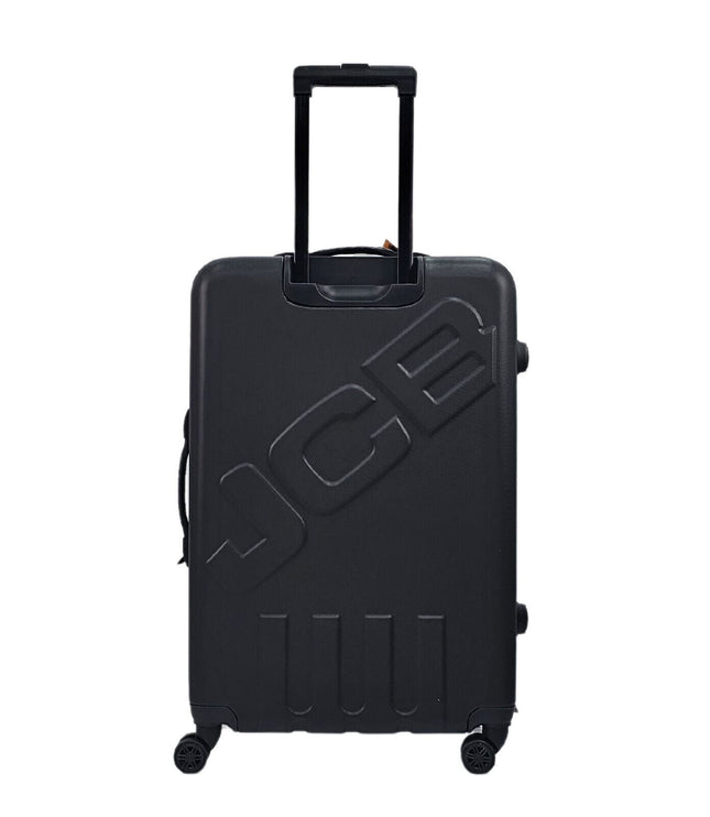 Cranbrook Large Soft Shell Suitcase in Black
