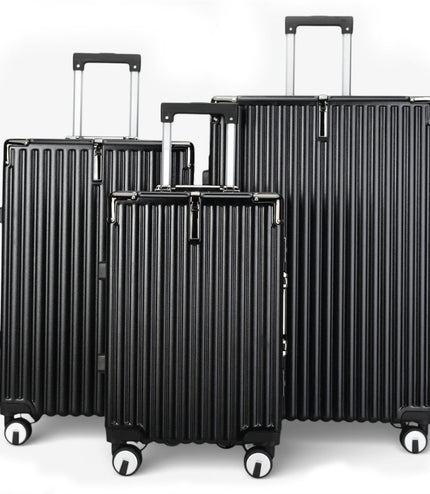 Airdrie Set of 3 Hard Shell Suitcase in Black