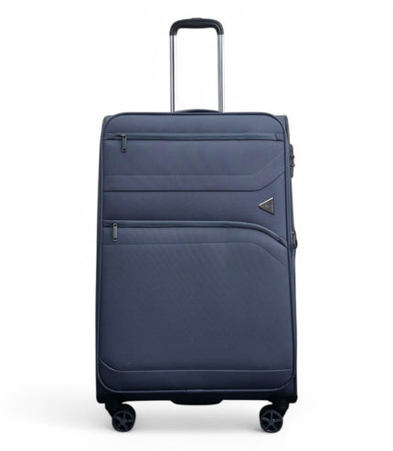 Corby Large Soft Shell Suitcase in Grey