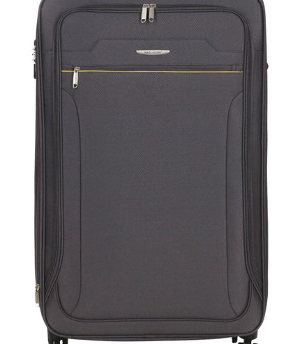 Cinderford Large Soft Shell Suitcase in Grey