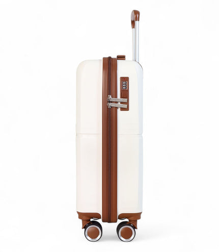 Corowa Cabin Hard Shell Suitcase in White