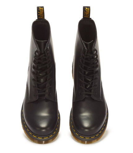 Dr Martens 1460 Black Smooth Leather 8-Eye Combat Boots - 11822006