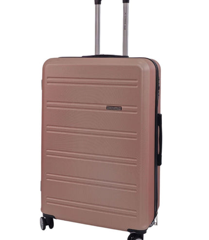 Alford Large Hard Shell Suitcase in Rose Gold