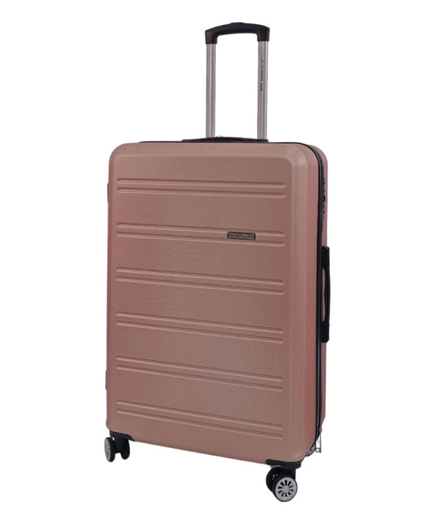 Alford Large Hard Shell Suitcase in Rose Gold