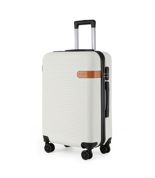 Calgary Medium Hard Shell Suitcase in Cream
