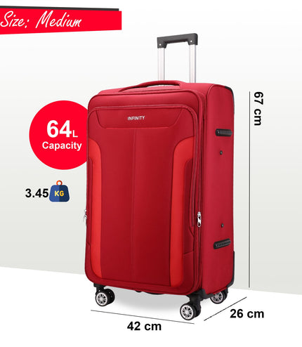Delta Medium Hard Shell Suitcase in Navy