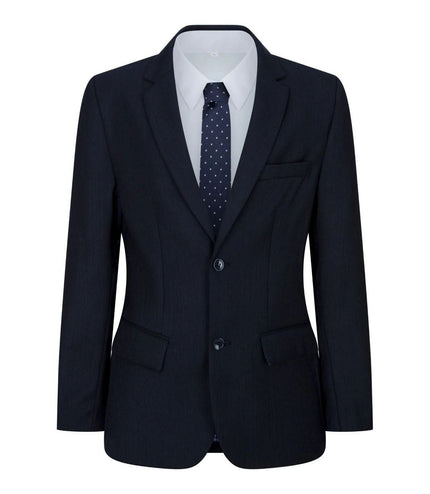 Boys 5 Piece Navy Blue Classic Suit