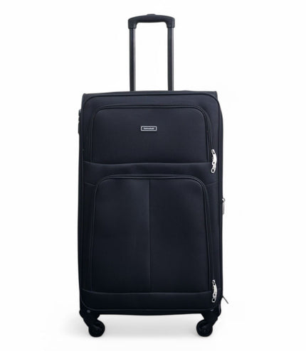 Tahara Large Soft Shell Suitcase in Black