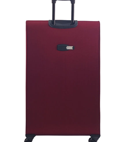 Arundel Extra Large Soft Shell Suitcase in Burgundy