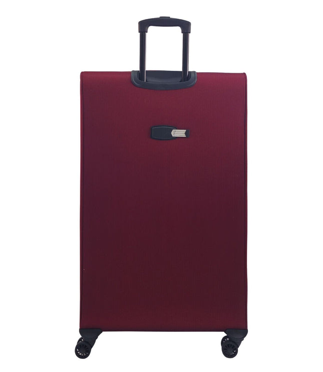 Arundel Extra Large Soft Shell Suitcase in Burgundy